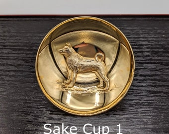 古い盃 EXPO 70、日本製 24KGP 金メッキ盃 1970 年 #3561 - Etsy 日本