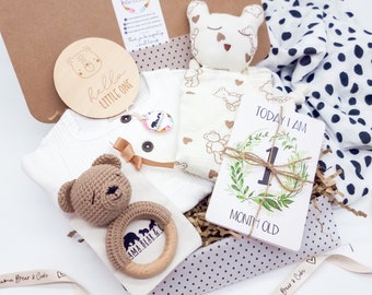 Nieuw babycadeau | Cadeau voor pasgeborenen | Cadeau voor babyjongen | Cadeau voor babymeisje | Gepersonaliseerde babycadeau | Kraamcadeau | Cadeau voor baby | Babykleren