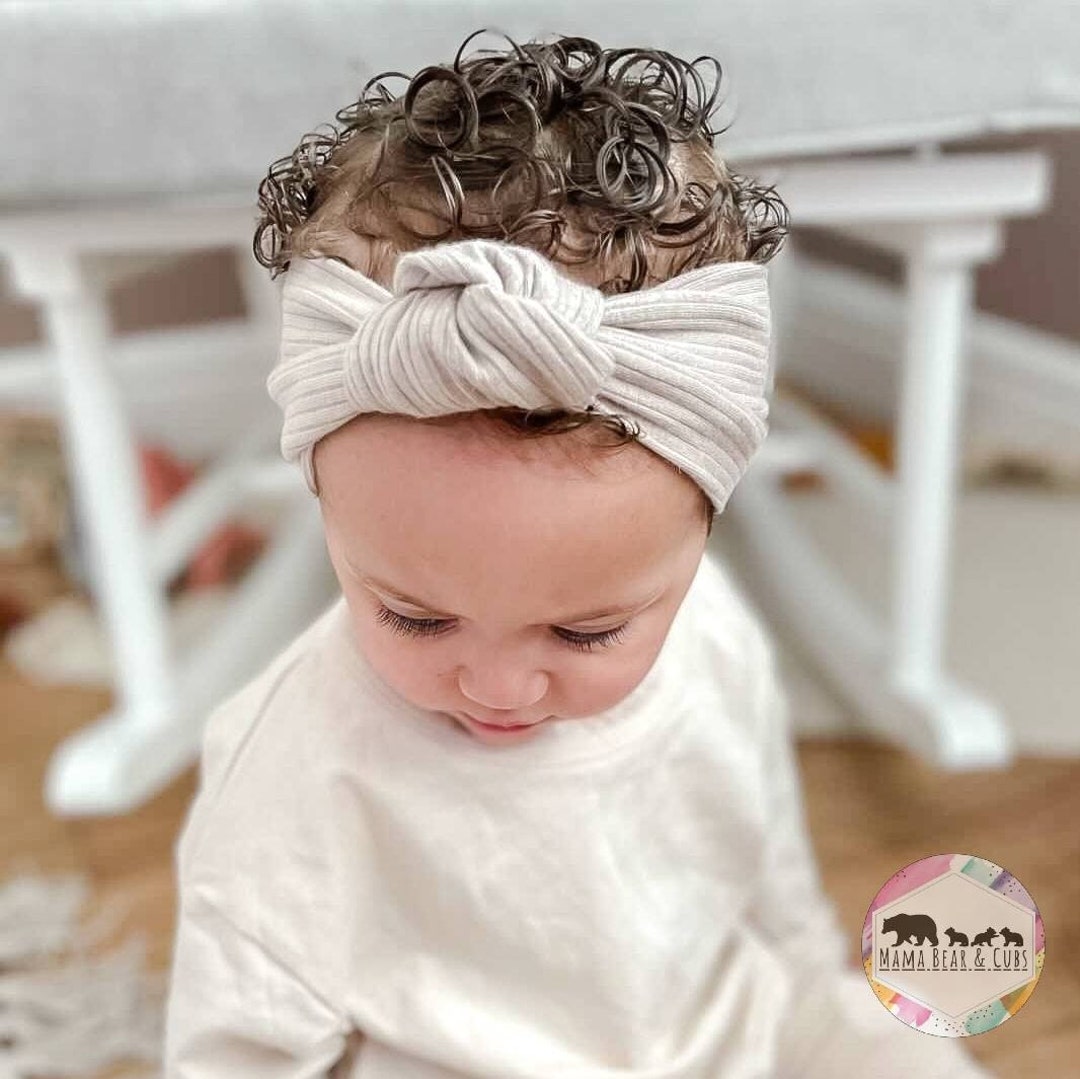Buy Baby Ribbed Knot Headband Baby Headband Hairband Hairbow Baby  Shower Gift New Baby Gift Baby Girl Gift Baby Bow Baby Turban  Online