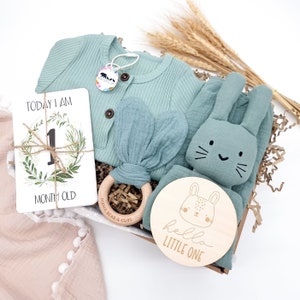Conjunto de regalo para bebé niño / Regalo para bebé nuevo / Regalo para recién nacido / Pijama para bebé / Regalo personalizado para bebé / Regalo para baby shower / Regalo para bebé niño