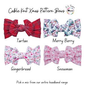 Baby Headbands & Bows | Baby Girl Gift | Baby Pink Bow Headband x3 | Soft Baby Hairbow Hairwrap | Newborn Baby Gift | Baby Shower Gift image 10
