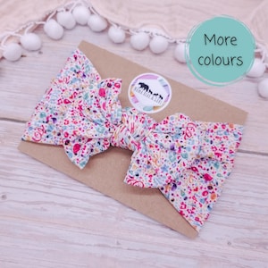 Baby Girl Birthday Headband | 1st Birthday Bow | Girl&#39;s Birthday Outfit Hair Accessory | Pink Confetti Hair Bow | Cake Smash Bow Headband