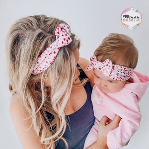 Diadema a juego para mamá y bebé / Lazos a juego para mamá y bebé / Diadema para el pelo / Conjunto de diadema para mamá y bebé / Regalo para niña Regalo para mamá y bebé / Nueva mamá