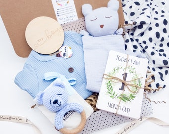 Nouveau cadeau pour bébé | Cadeau bébé garçon | Cadeau nouveau-né | Nouveau cadeau bébé garçon | Cadeau de naissance personnalisé | Cadeau baby shower | Cadeau pour bébé | Vêtements de bébé