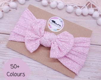 Baby Bow Headband: Soft Newborn-to-Toddler Hair Accessory