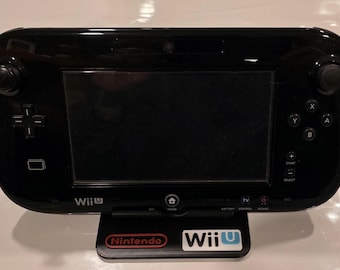 3D Printed Nintendo Wii U Game Pad Controller Display Stand Black