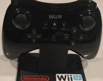 3D Printed Nintendo Wii U Pro Controller Display Stand Black