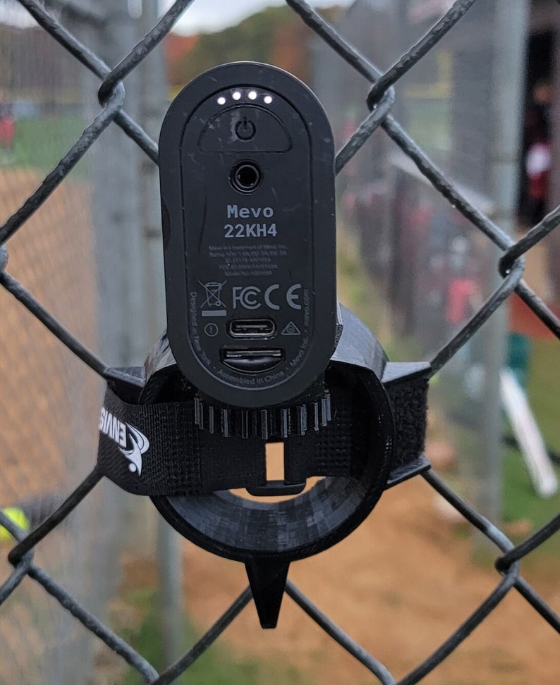 Mevo Start Live Stream Camera Chain Link Fence Mount Kit for Softball