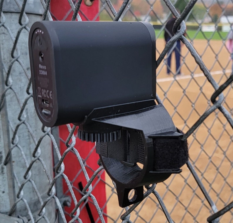 Magnetic Fence Mount - Post Mount+Fence Clip Kit For Mevo Start Gopro Iphone Camera Phone Stands Suitable For Metal Cylinders And Fences For Recording Baseball Softball And Tennis Games