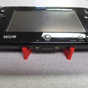 3D Printed Horizontal Game Pad Holder for Nintendo Wii Party U Game Pad WUP-027