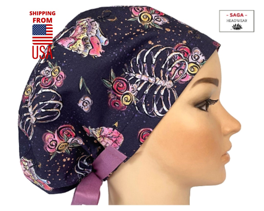 Anatomical Surgery Cap Surgical Caps for Women Scrub Hat Etsy