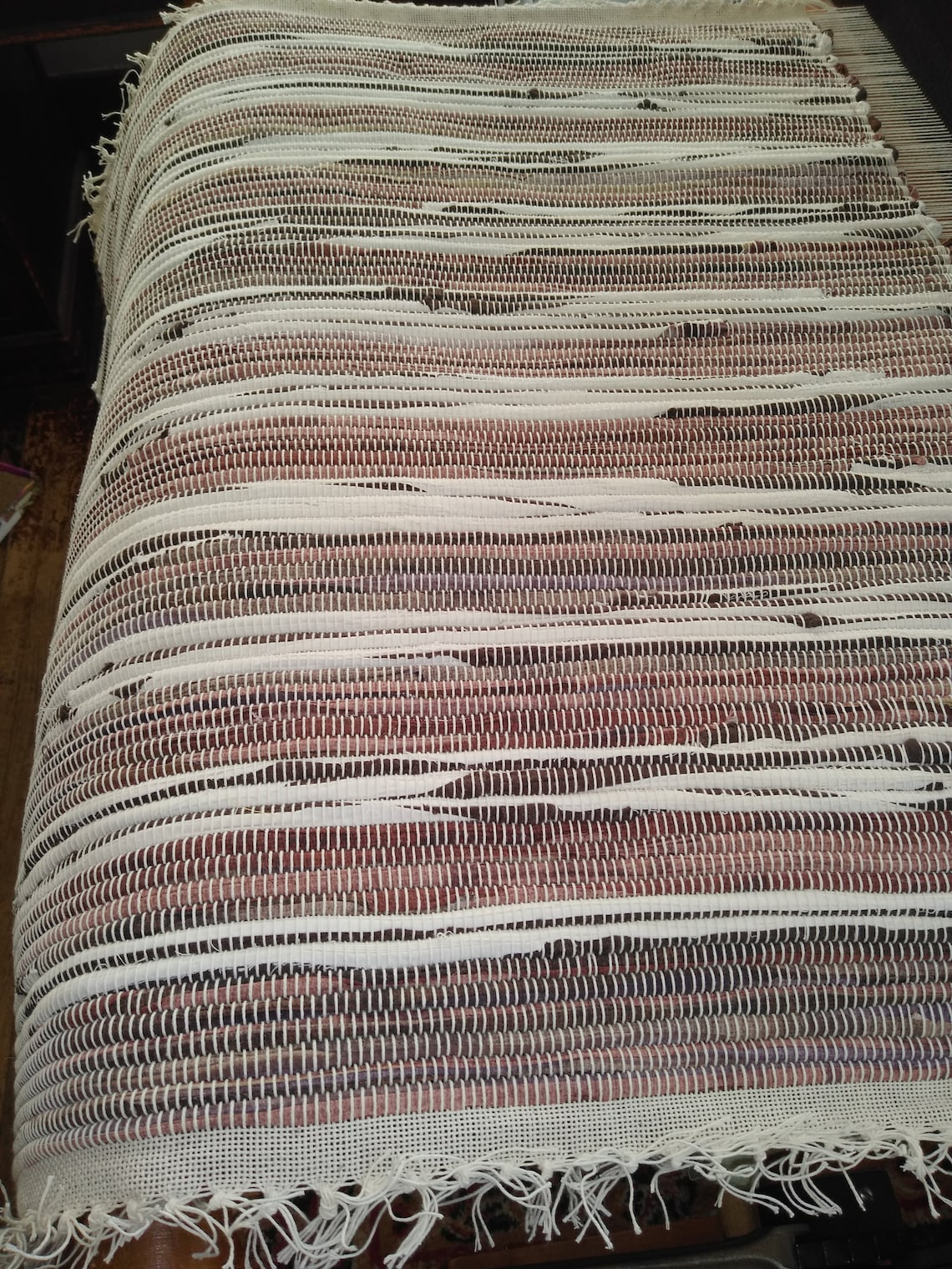 Loom Woven Rag Rugs Etsy