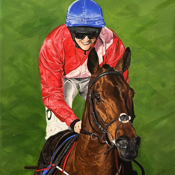 Rachael Blackmore & A Plus Tard Print | Cheltenham Gold Cup | Cheltenham Races Art Print