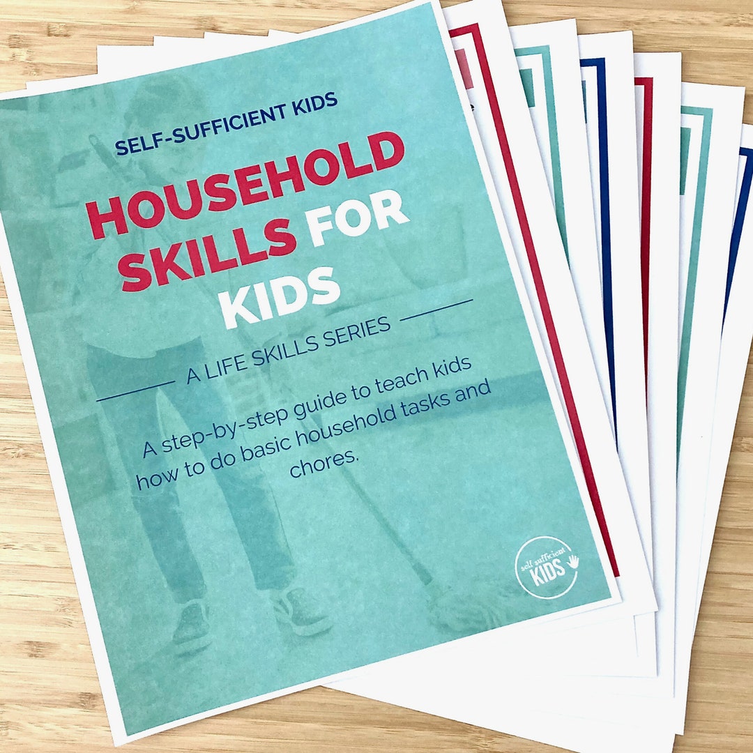 Household Skills for Kids a Life Skills Series Etsy