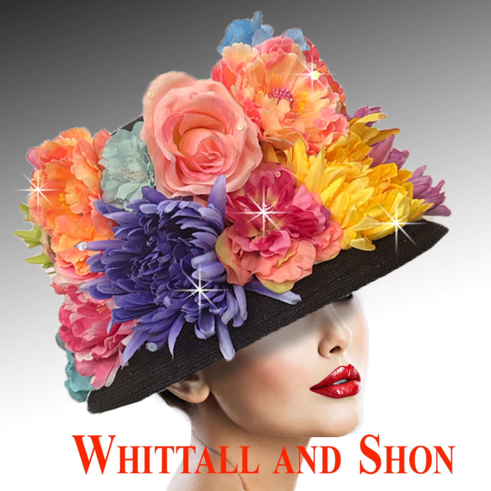 Elegant WHITTALL & SHON Pink Sequin Hat with Floral Accent WhittallandShon - Etsy main image 4