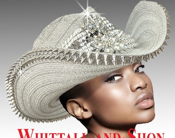 SC2754 SPIKE WESTERN HAT