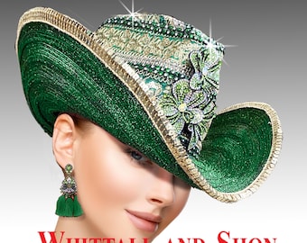 SC2441 HOUDINI-Embroidered and Beaded Western Hat