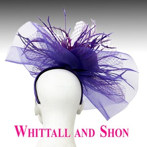 FA2311 Georgina-WT Church Fascinator