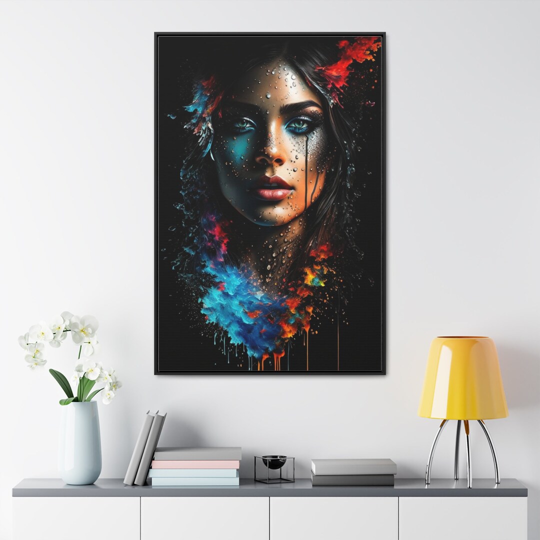 PRINTABLE Model Wall Art/poster Digital Art Hyperrealistic Etsy