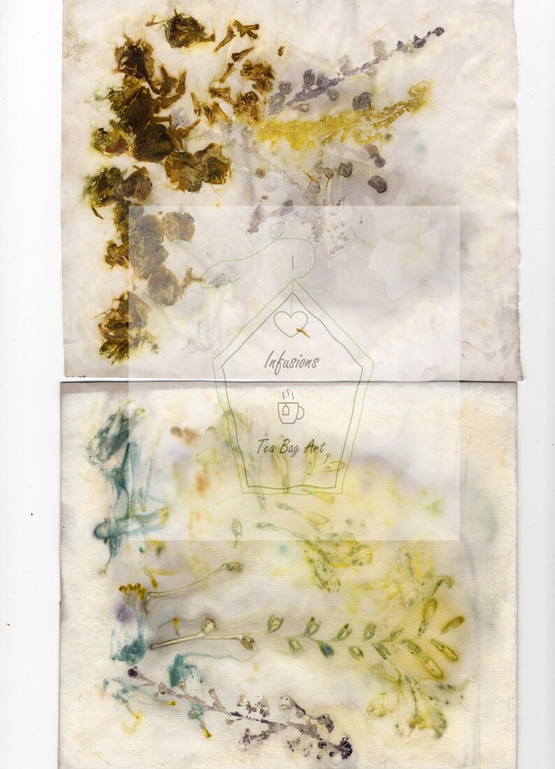 Art Journal Papers Eco Dyed Prints Papercraft Junk Journal Etsy UK