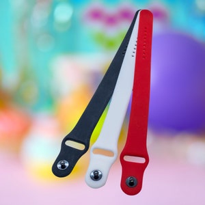 Pin Tuck Silicone Bracelet Band, Medical Alert.