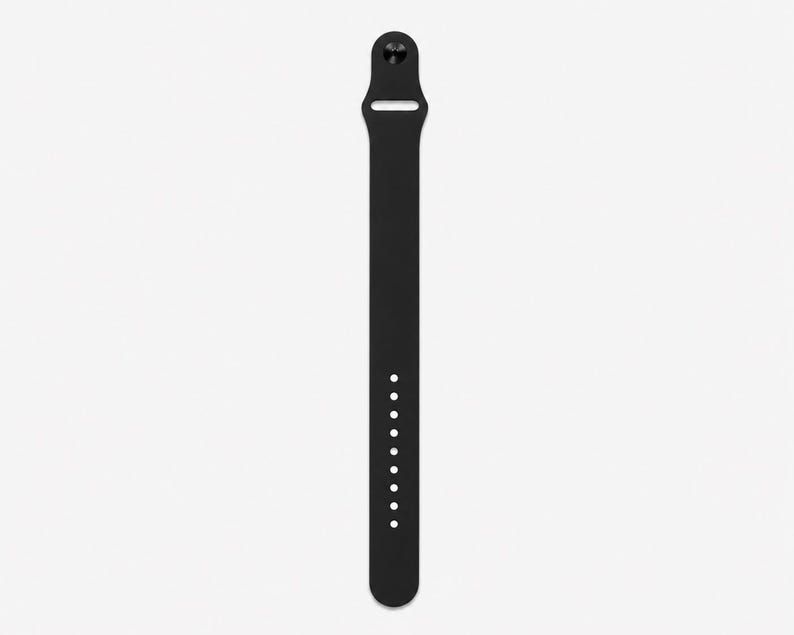 Black Silicone VNS Magnet Band, Adjustable Comfort Wrist Strap Black