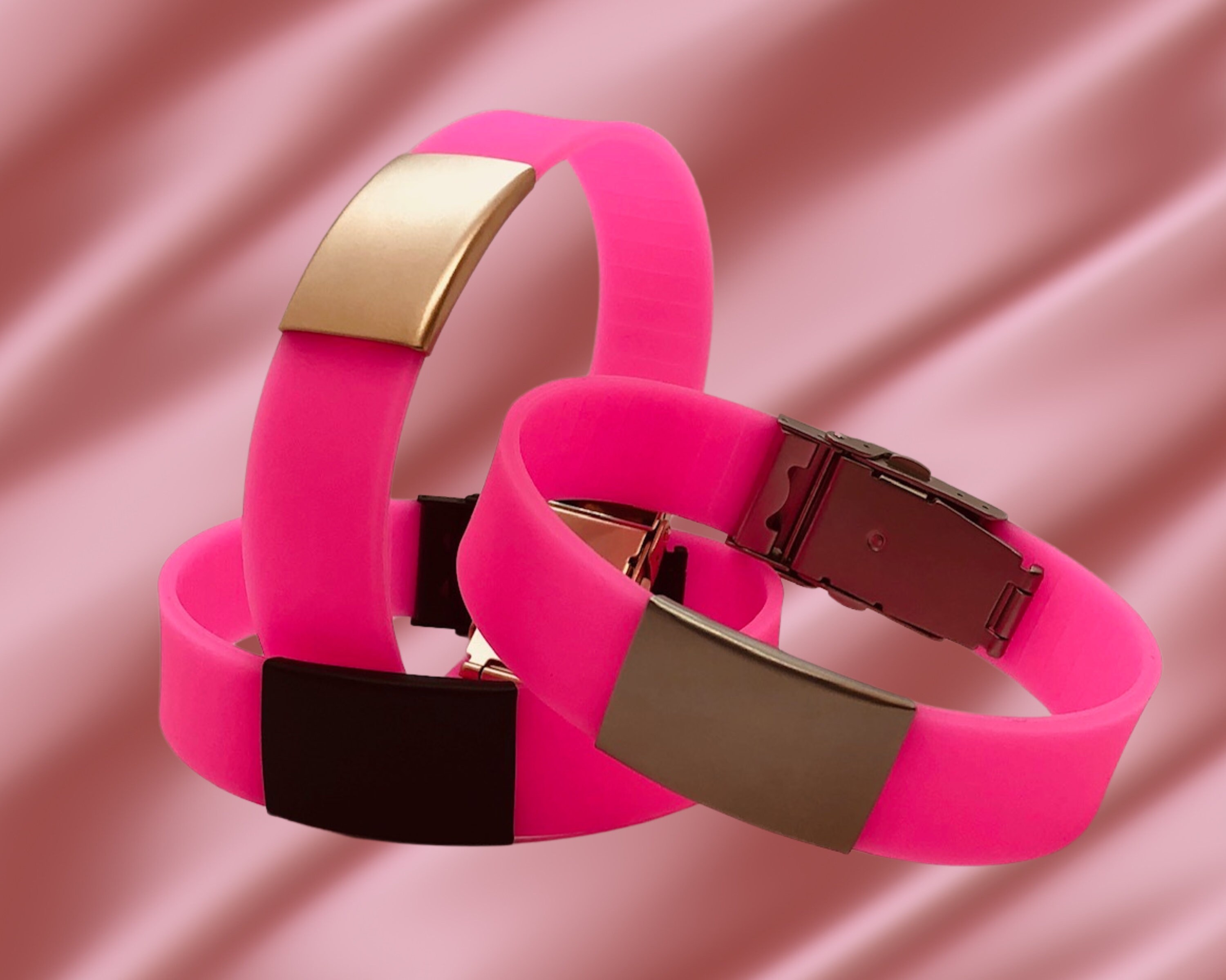 Divoti Sport Medical Alert Bracelet - Adjustable Silicone Band With Engraved Stainless Steel Tag