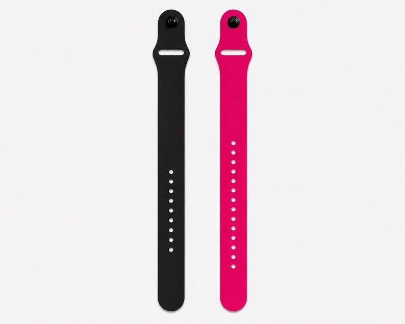 Black Silicone VNS Magnet Band, Adjustable Comfort Wrist Strap image 2