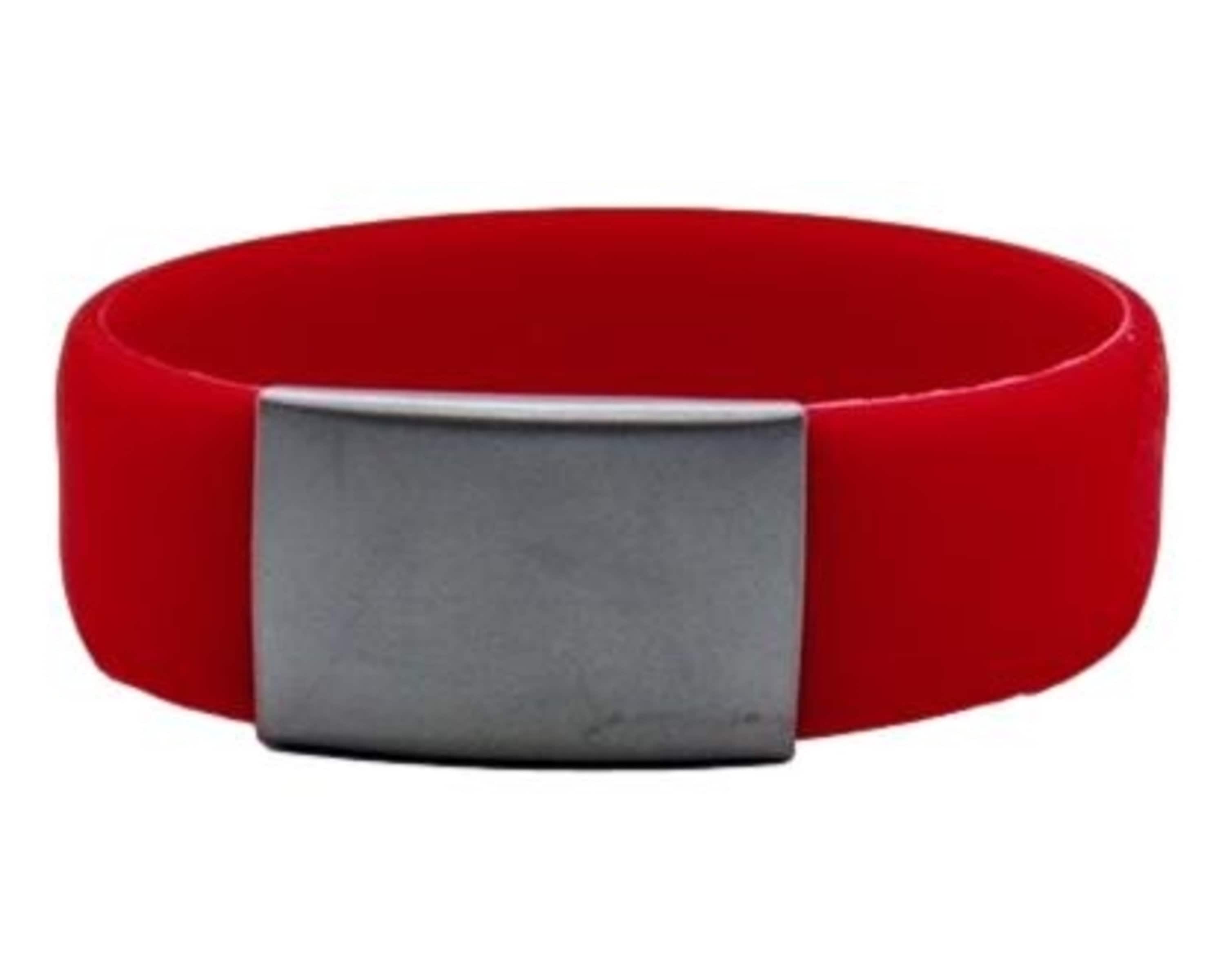 Braccialetto Medico TGLS In Acciaio E Silicone