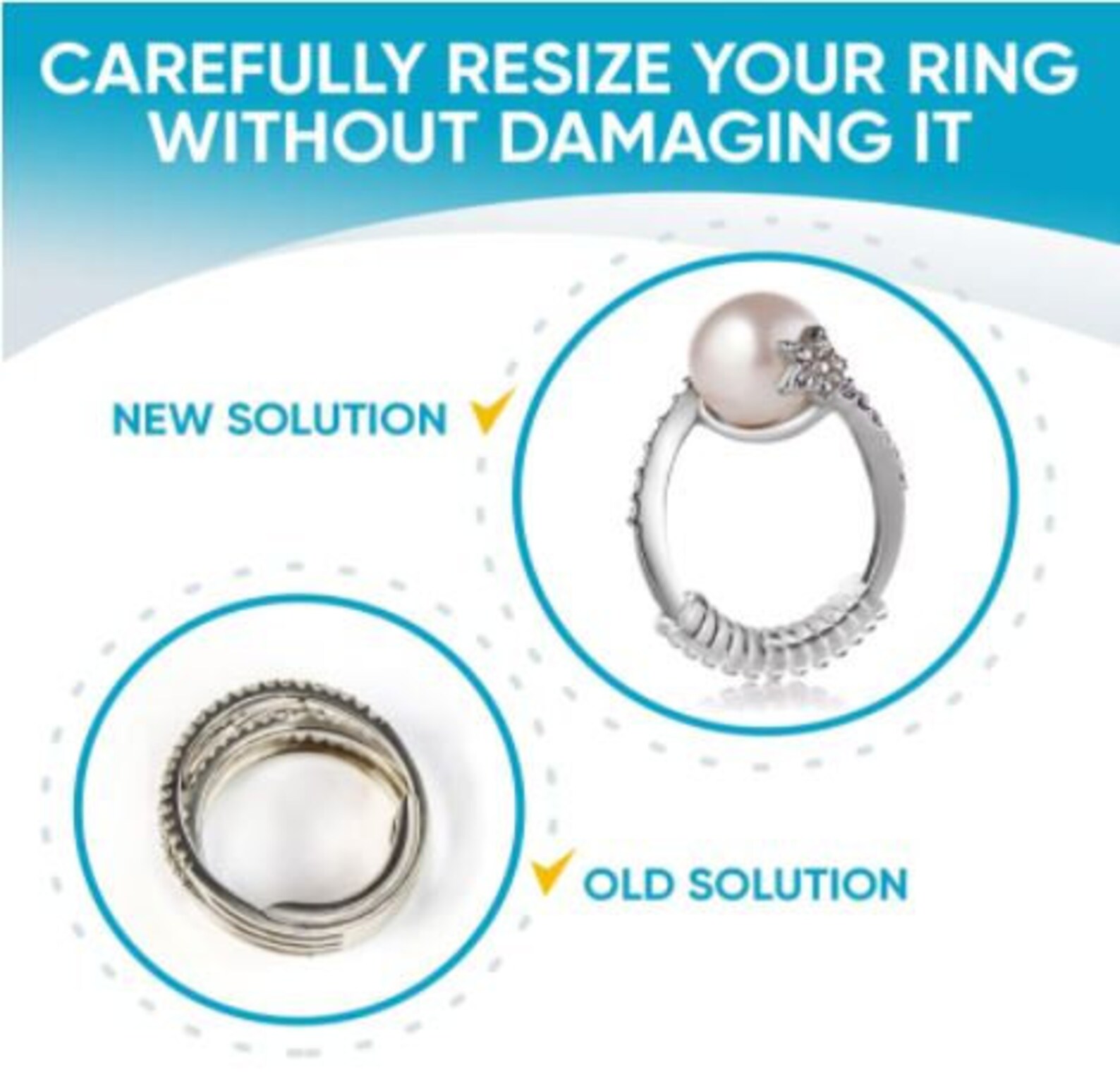 Ring Size Adjuster for Loose Rings 12 Pack 4 Sizes Etsy