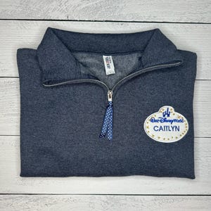 Navy Cast Member Quarter Zip DCP