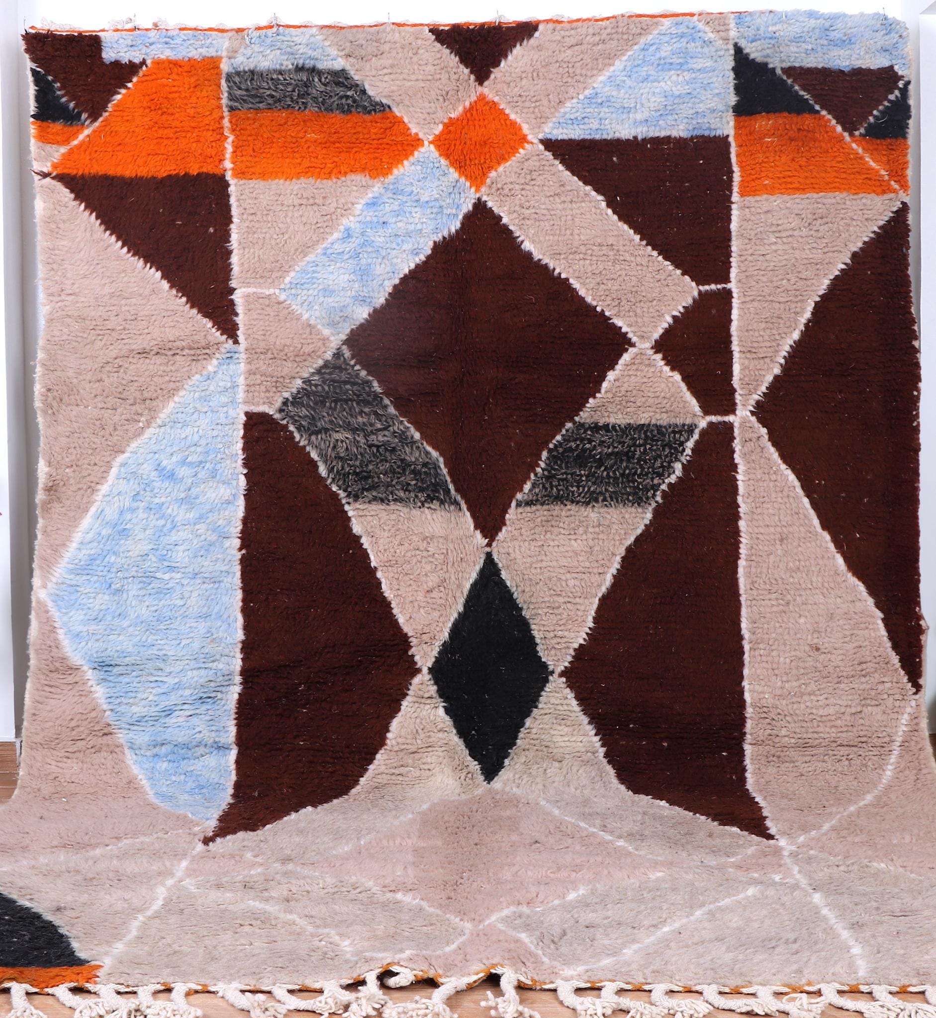 Original Berber Azilal Rug - Handwoven 100% Bio Wool - 2,9x2 M ...