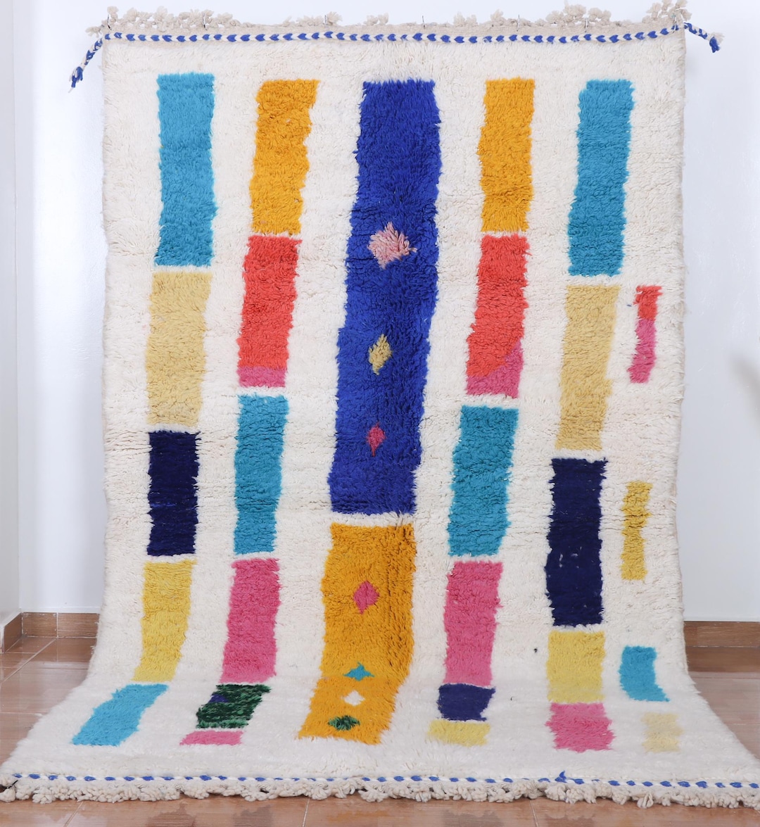 Original Berber Azilal Rug - Handwoven 100% Bio Wool - 2,5x1,5 M ...