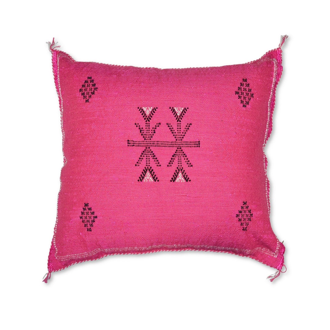 Fodera per cuscino rotonda etnica marocchina Mandala Ricamo floreale
