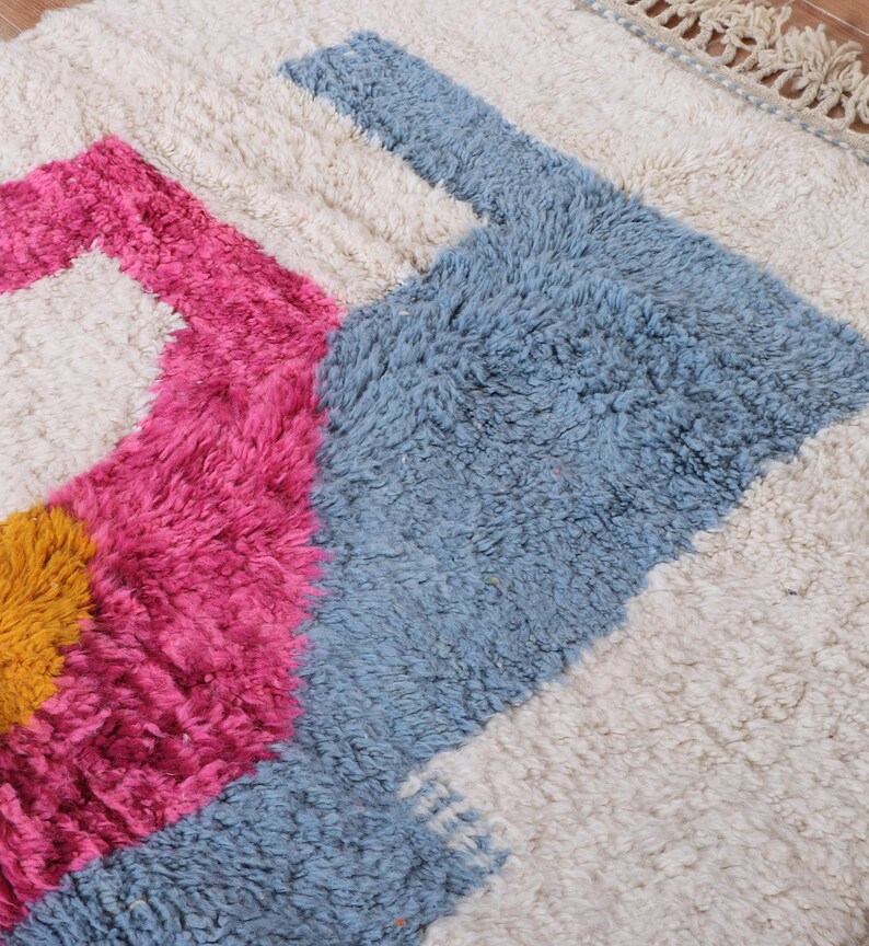 Original Berber Azilal Rug - Handwoven 100% Bio Wool - 2,5x1,5 M ...