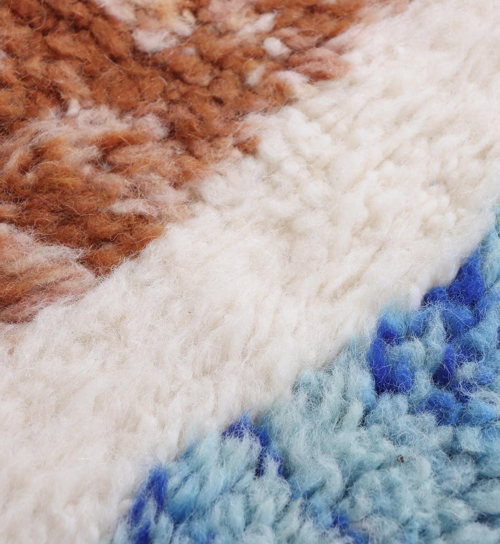 Original Berber Azilal Rug - Handwoven 100% Bio Wool - 1,6x1,1 M ...