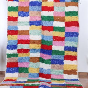 Original Moroccan Rug Berber Carpet Azilal - Handwoven 100% Wool - 2,45 x1,55 m - R353