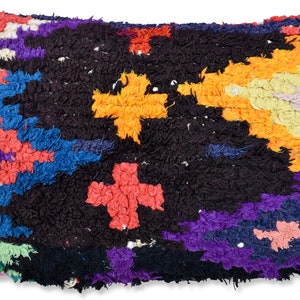 Moroccan Pillow - Cushion Cover - Handmade - 100% Wool and Cotton - 40x45 cm P401