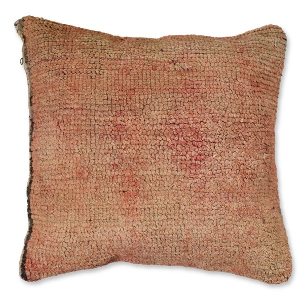 Bohemian Pillow Moroccan cushion decorative - Handmade Pillow - Moroccan Berber Pillows - 100% Wool  - 40x40 cm - p511