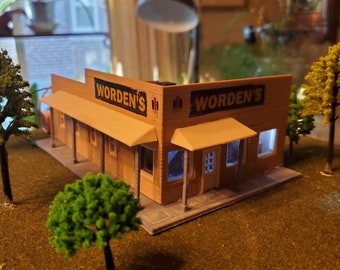 HO scale Worden&#39;s hardware store Ed Gein&#39;s last victim