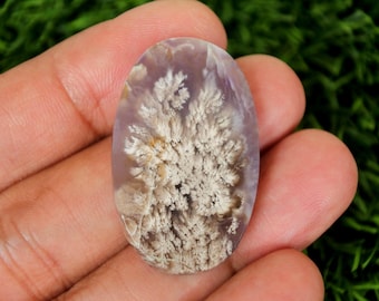 Purple Moss Agate Stone, Agate Jewelry