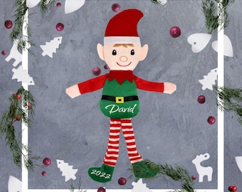 Personalized Plush Christmas Elf