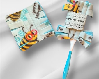 Handmade Fleece Reusable Duster: Eco-Friendly Cleaning