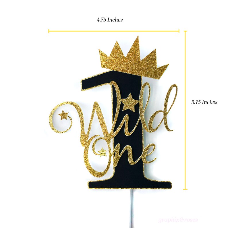 Wild One Cake Topper Wild One Birthday Cake Cake Topper for - Etsy