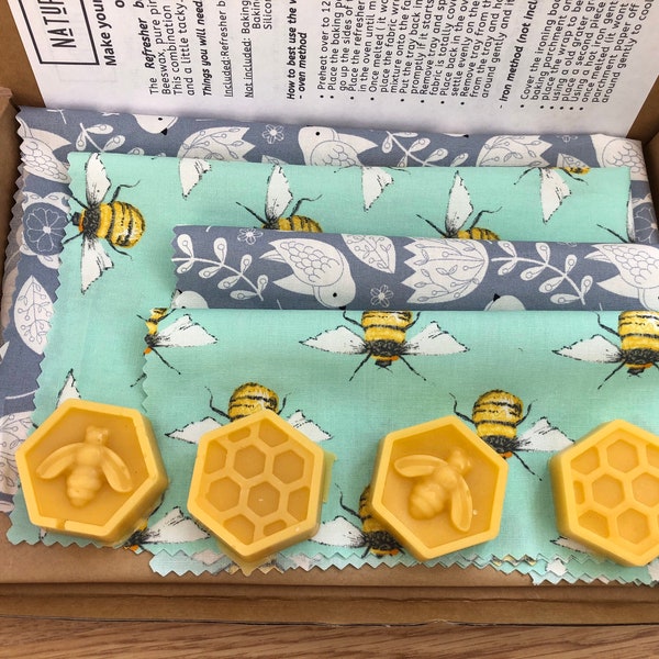 Make your own natural beeswax wraps kit