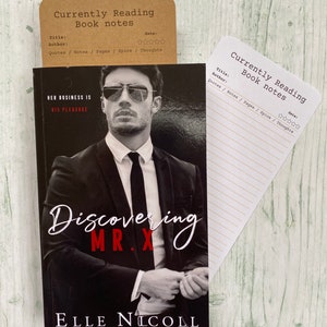 Printable book notes bookmark - Digital download