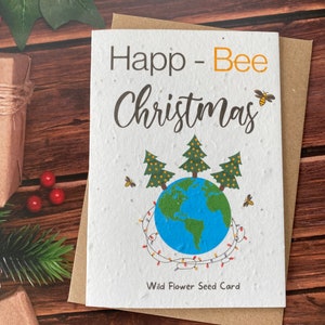 Carte graines à planter - Terre de Noël