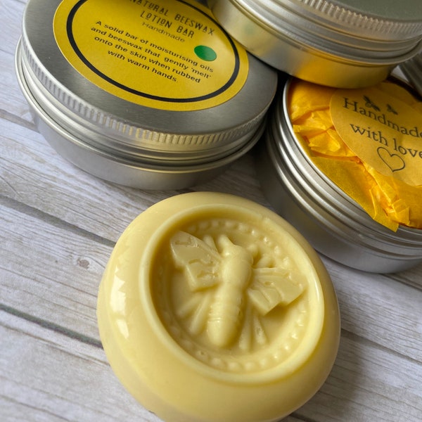 Natural Beeswax Lotion Bar