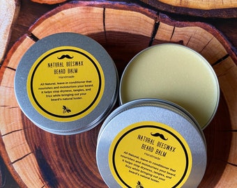 Natural Beeswax Beard Balm