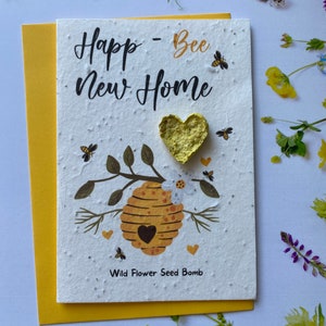 Carte graines à planter - New Home